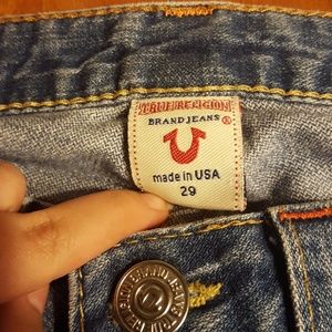 Light wash True Religion Jeans